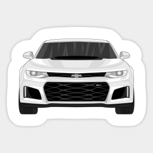 CAMARO WHITE Sticker